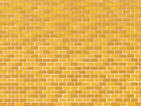 015-50110 - Pappen Ziegelmauer ocker